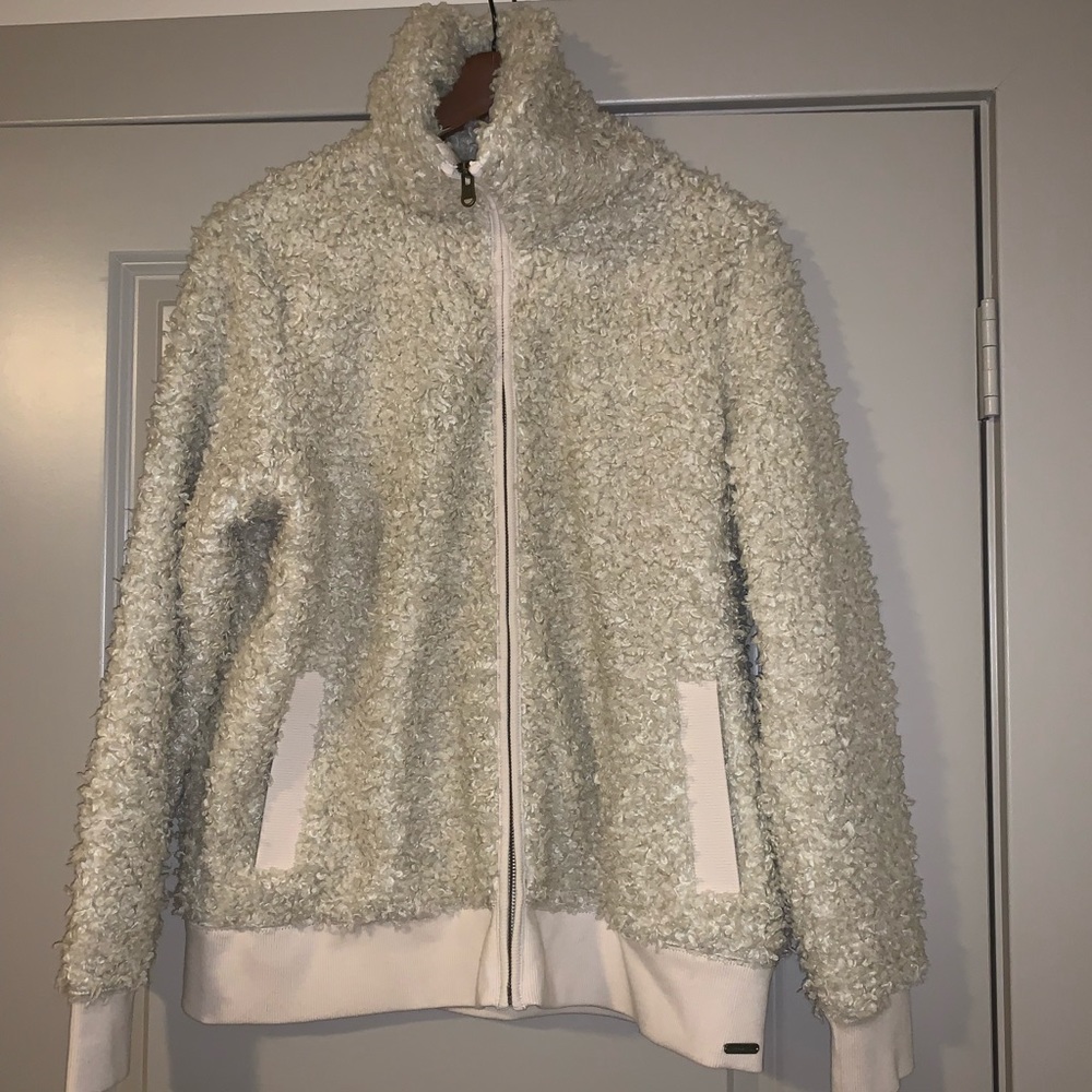 Beautiful wooly effect jacket from Eddie Bauer